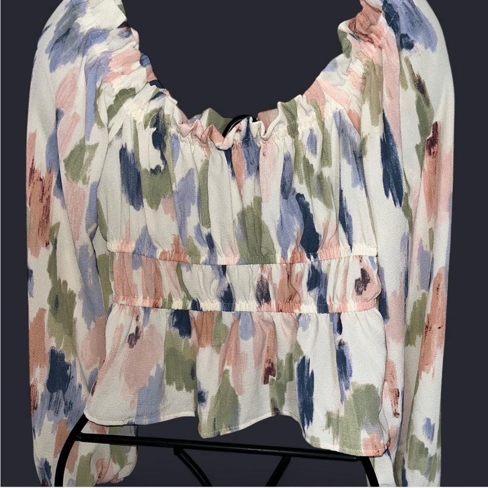 Sofia By Sofia Vergara Multicolor Brushstroke Blo… - image 1